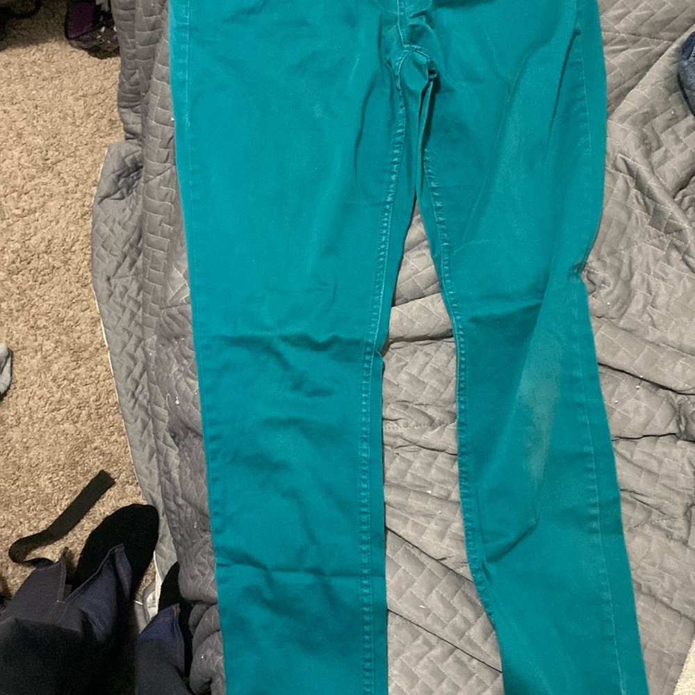 Teal jeans (size 9)